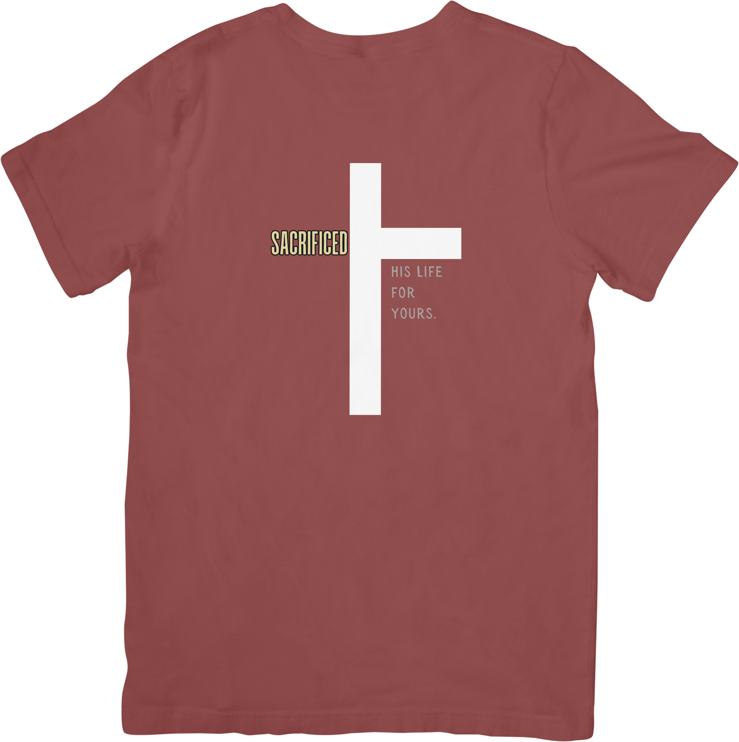 Sacrificed Comfort Colors Custom Tee