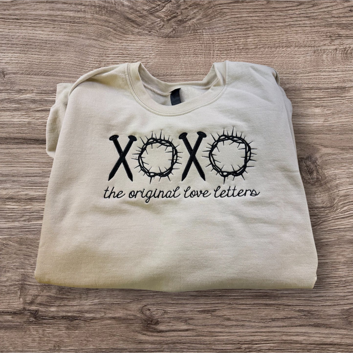 Original Love Letters Embroidered Crewneck