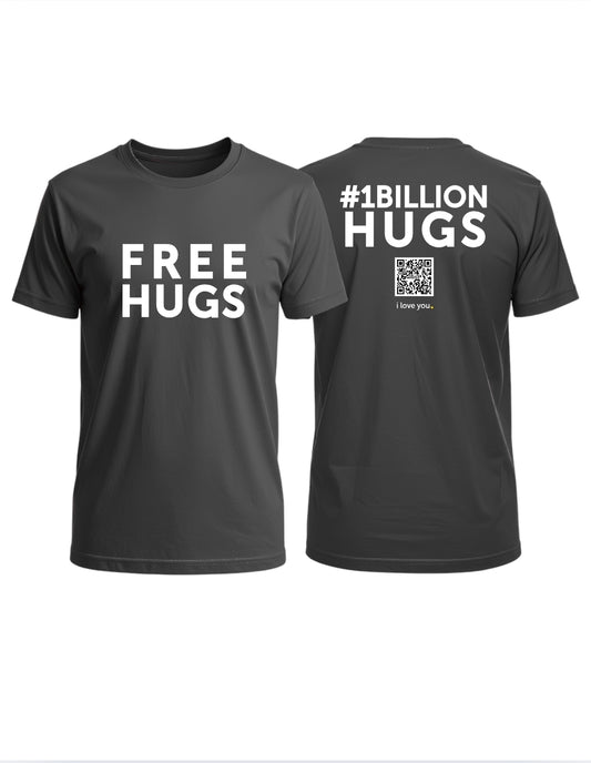 Free Hugs Shirt - Charcoal
