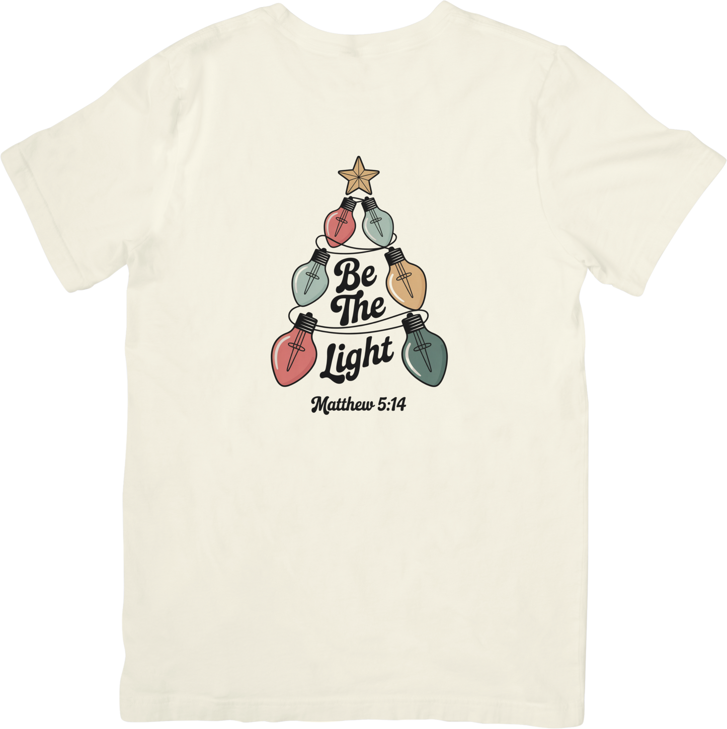 Be The Light Christmas Tee
