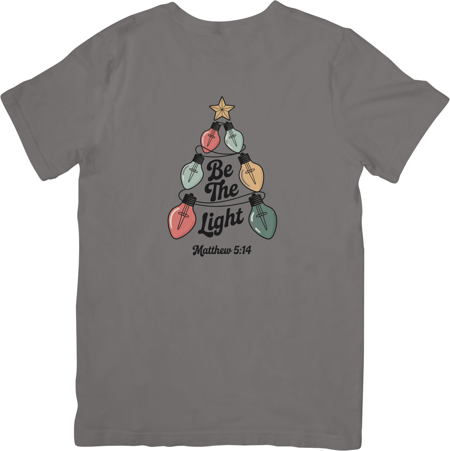 Be The Light Christmas Tee