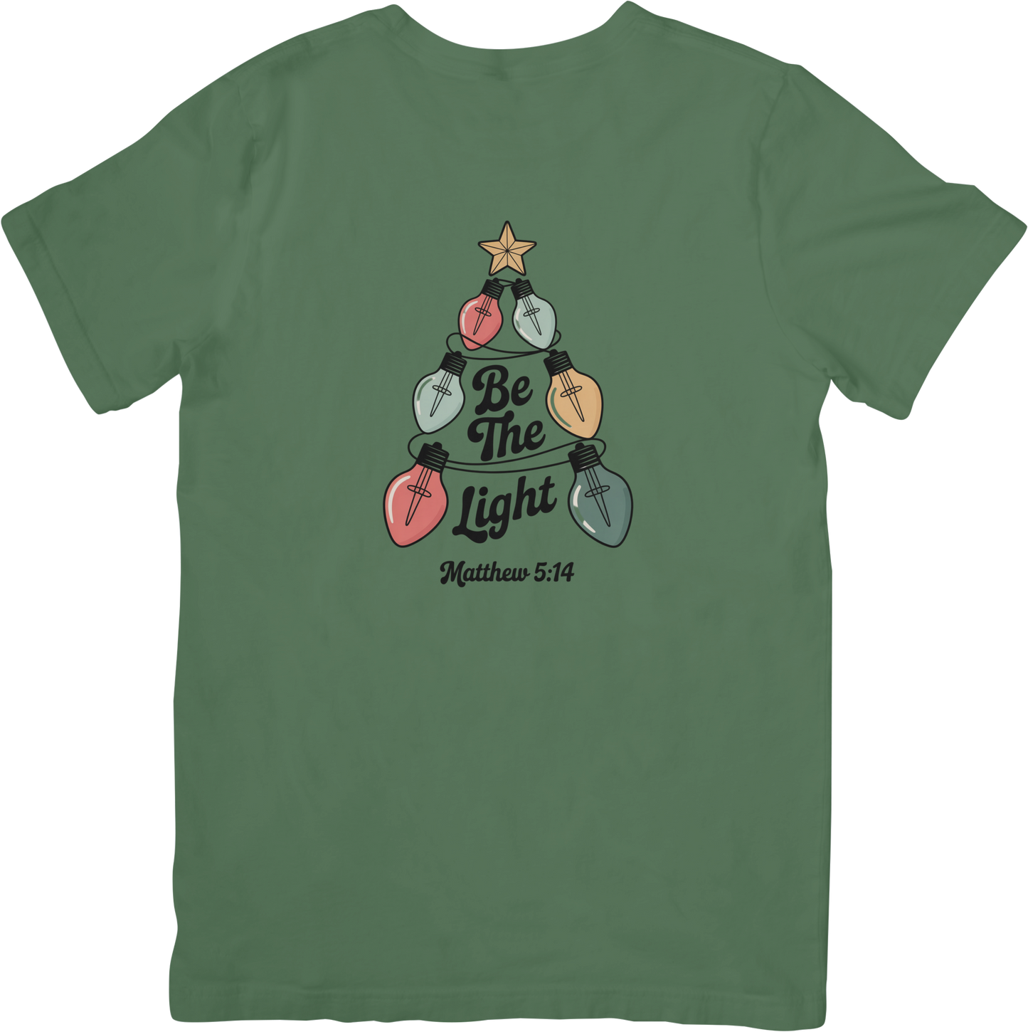 Be The Light Christmas Tee