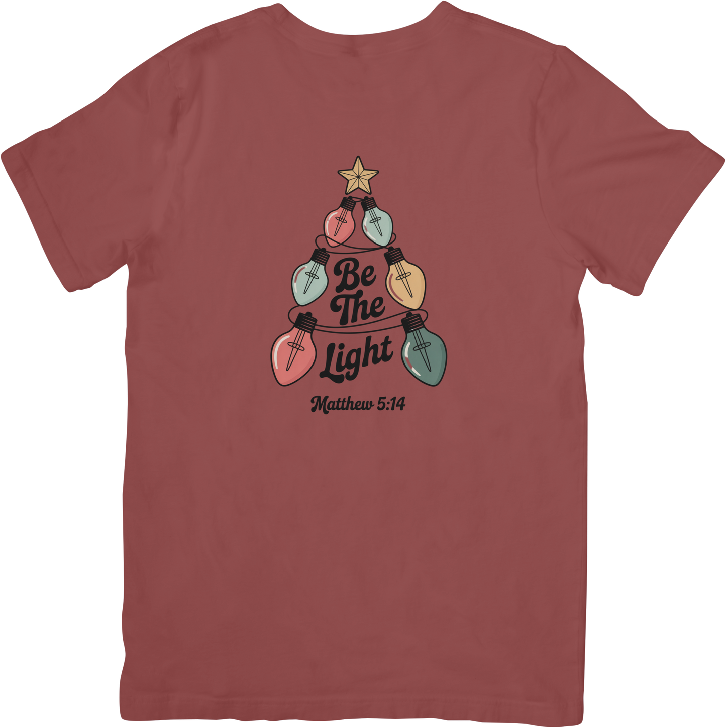 Be The Light Christmas Tee