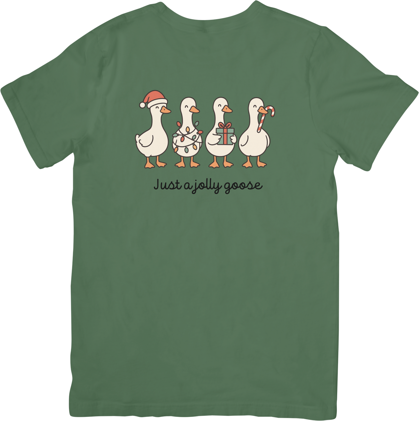 Just A Jolly Goose Christmas Tee