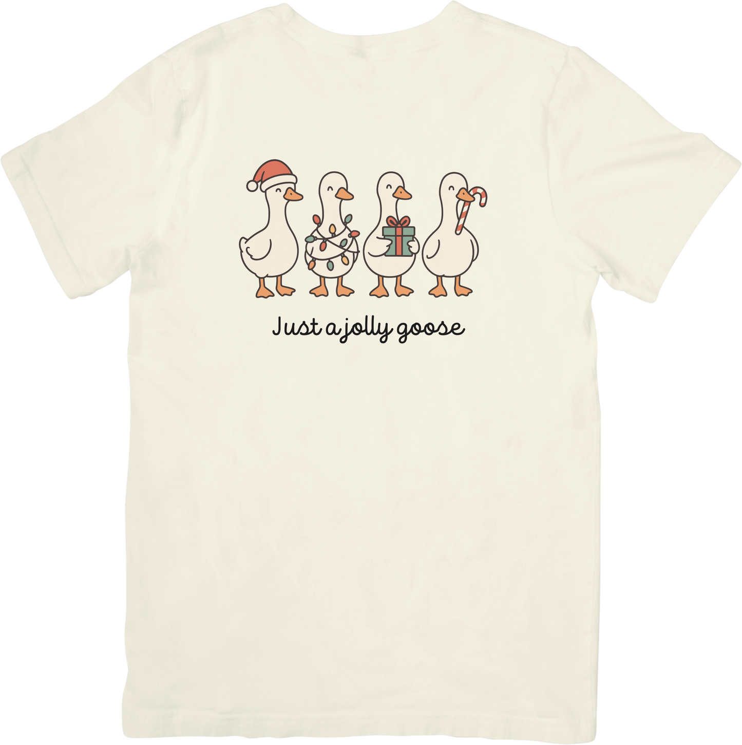 Just A Jolly Goose Christmas Tee