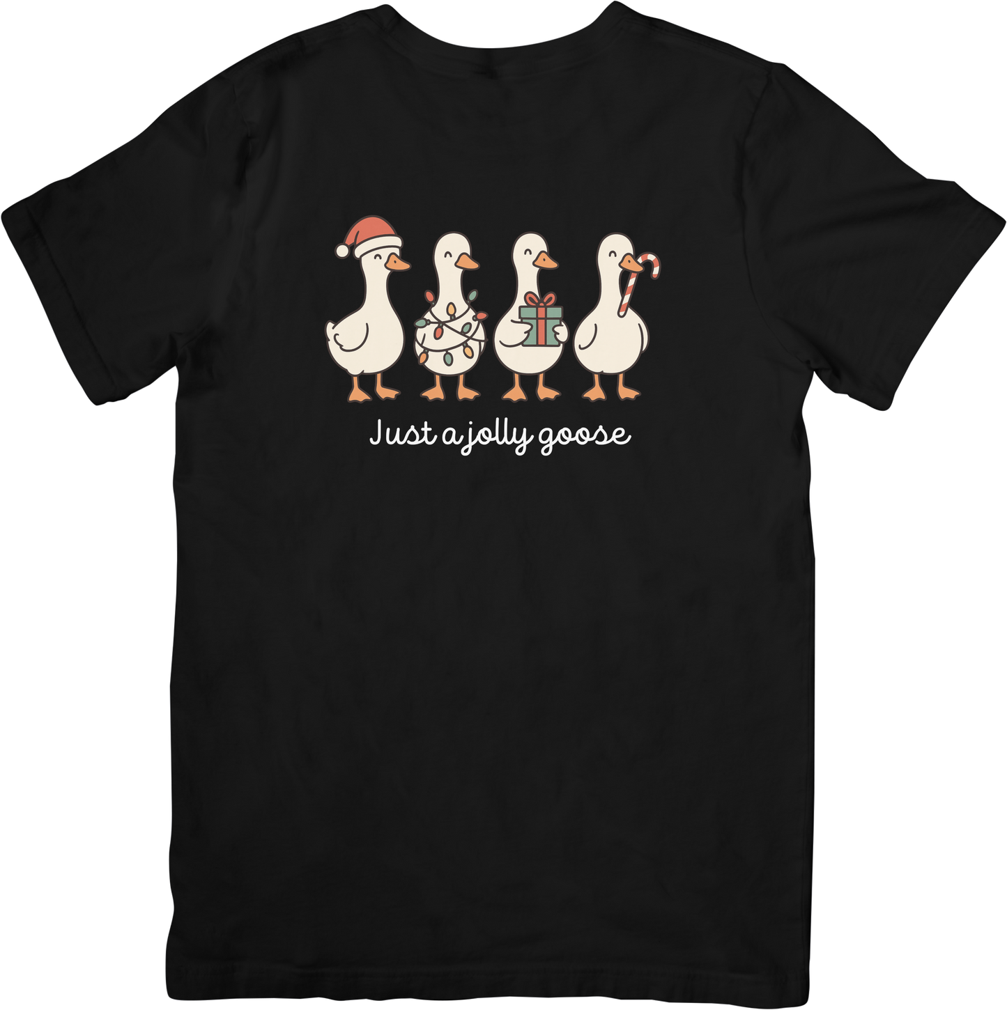 Just A Jolly Goose Christmas Tee