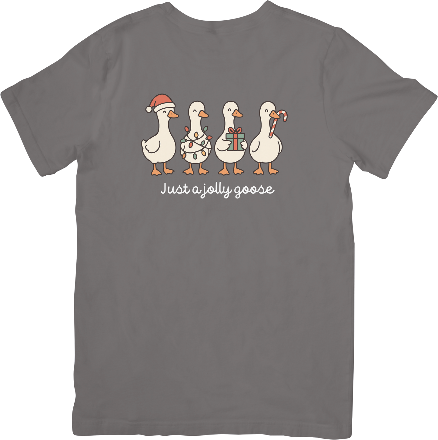 Just A Jolly Goose Christmas Tee