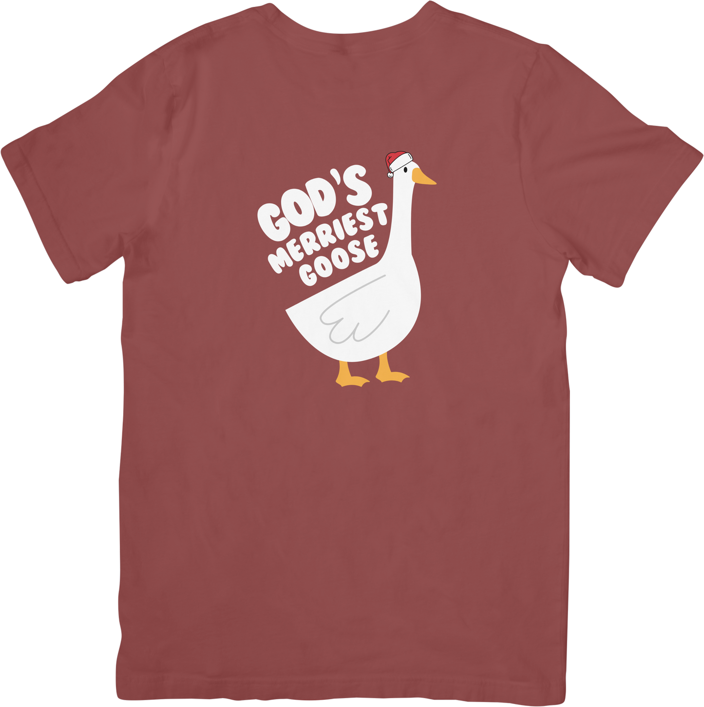 God's Merriest Goose Christmas Tee
