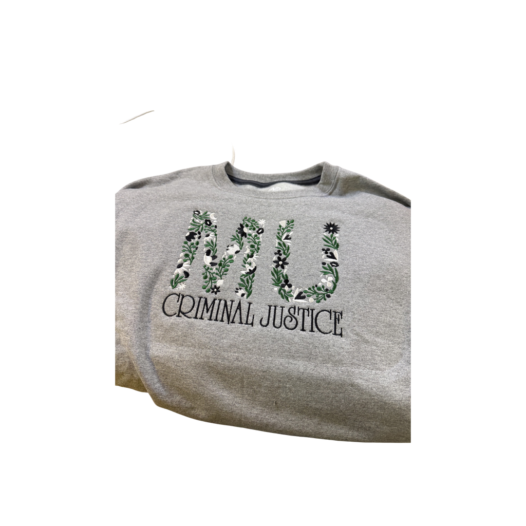MU Major Embroidered Crewneck