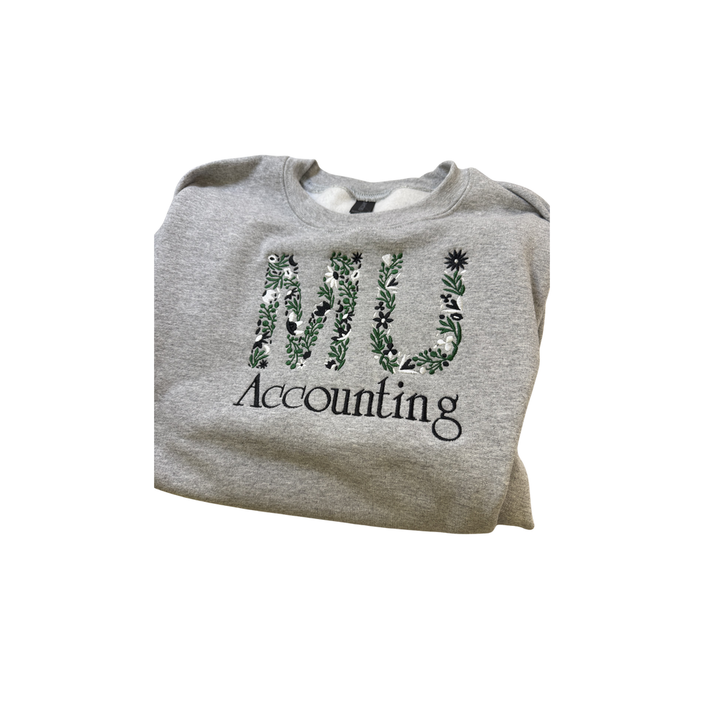MU Major Embroidered Crewneck