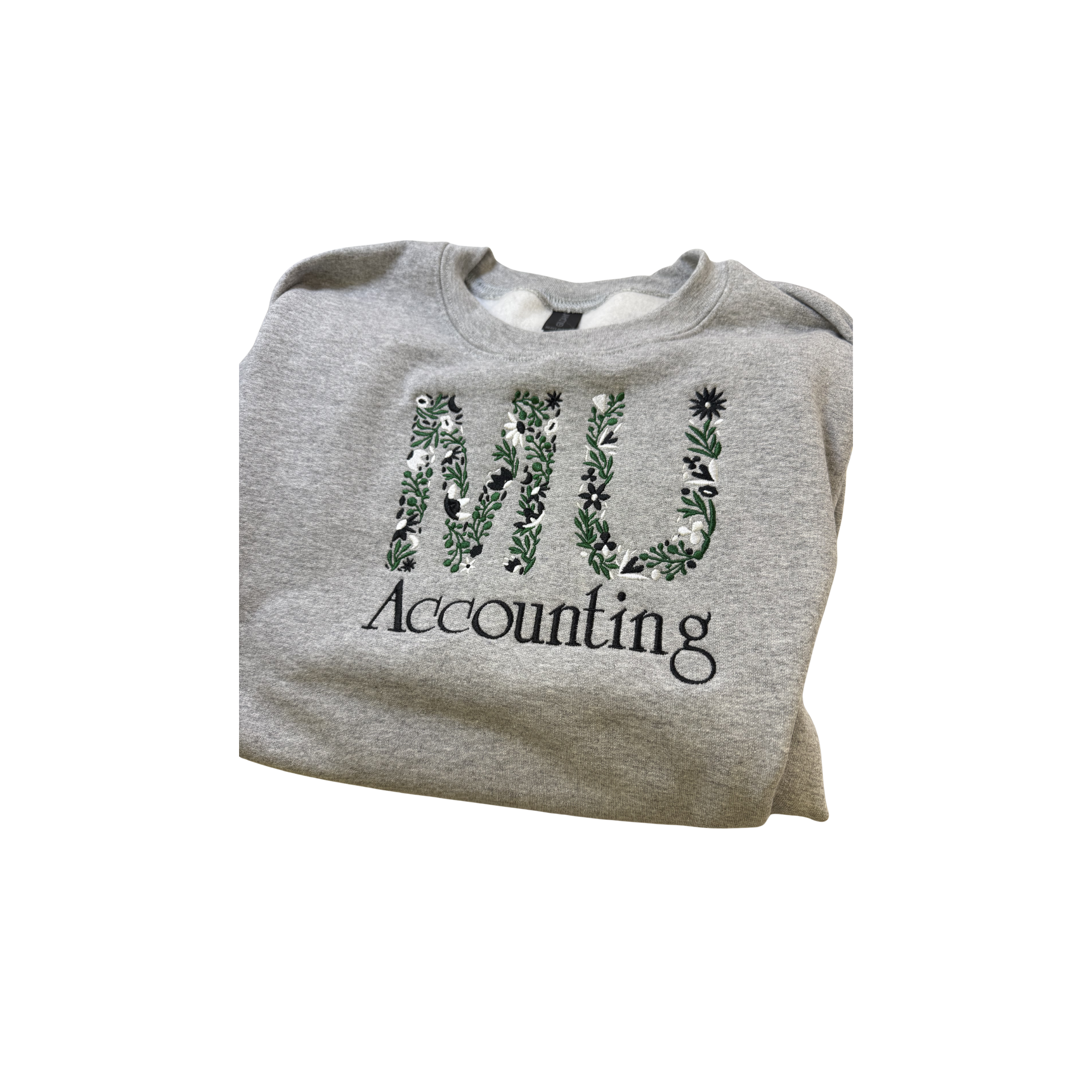 MU Major Embroidered Crewneck