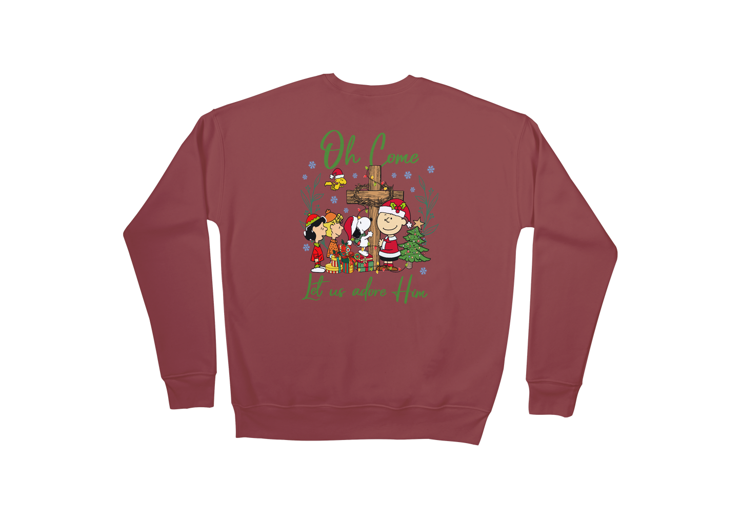 Oh Come Let Us Adore Him Christmas Crew