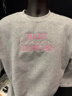 Make Heaven Crowded Embroidered Crew Neck