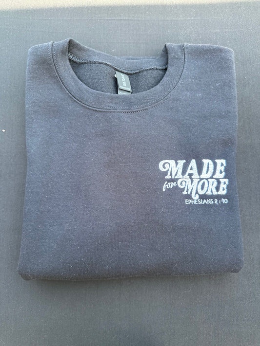 Made for More Embroidered Sweatshirt