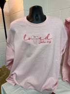 Loved John 3:16 Embroidered Crewneck