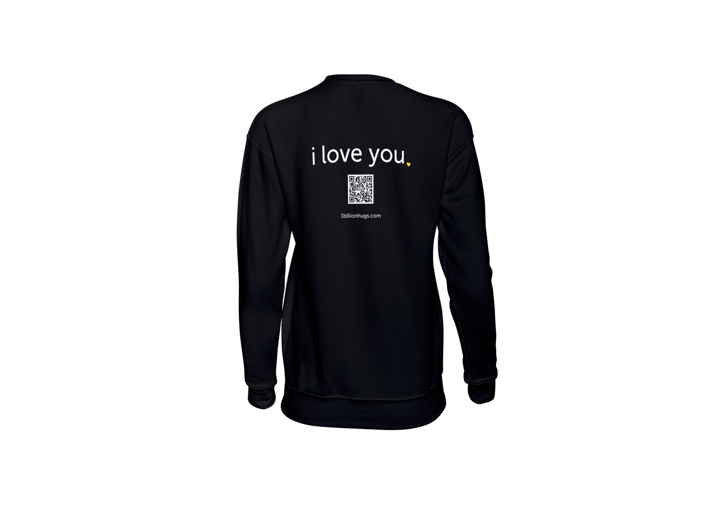 1 Billion Hugs Long Sleeve Tee - Charcoal